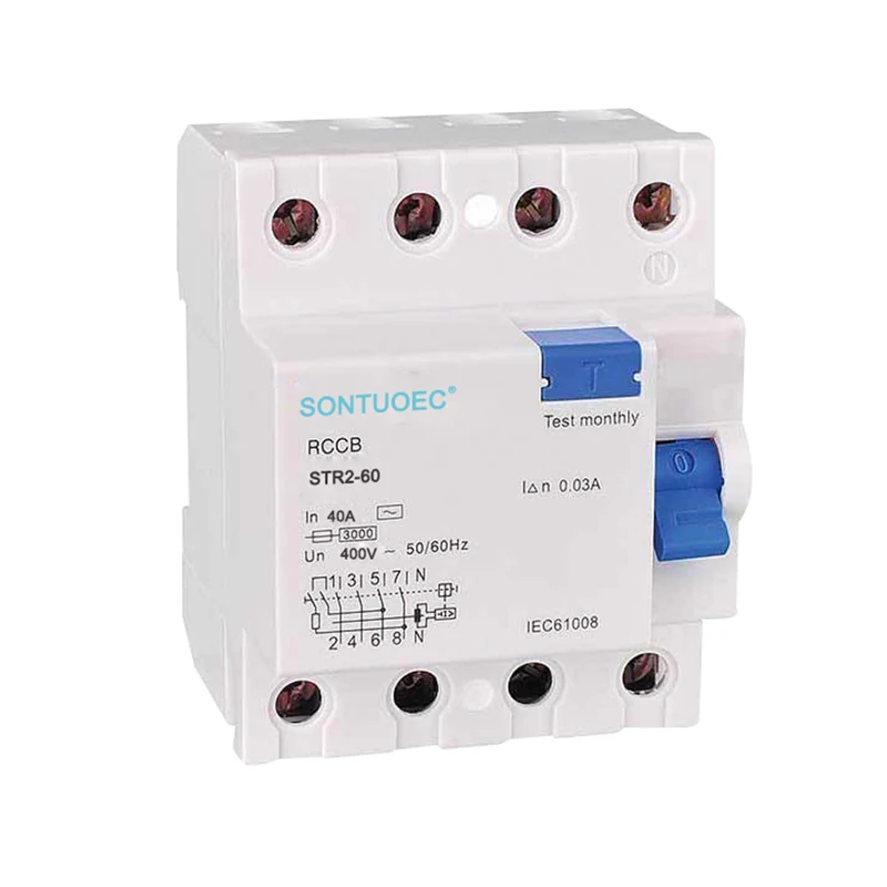 4p 63a /30mA RCD CA